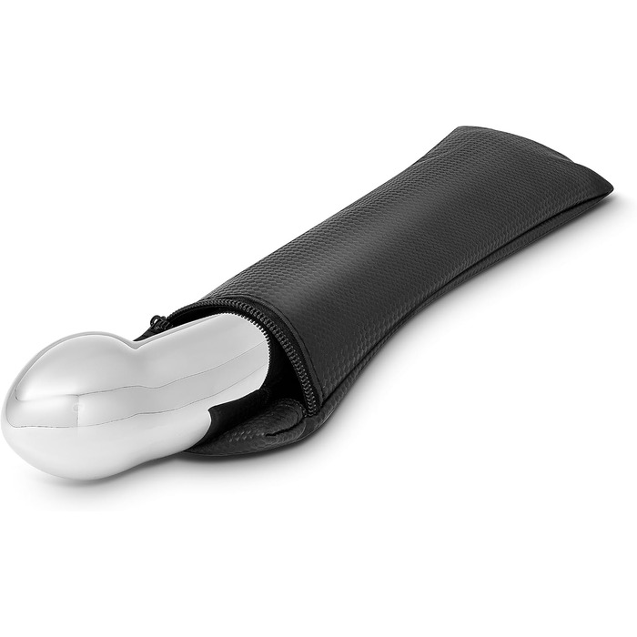 Анальний та вагінальний двосторонній секс-іграшка для чоловіків з нержавіючої сталі, стимулятор простати (DD1)