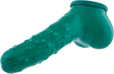 Штучний презерватив-чохальце TOYLIE з дизайном огірка, довжина 13 см