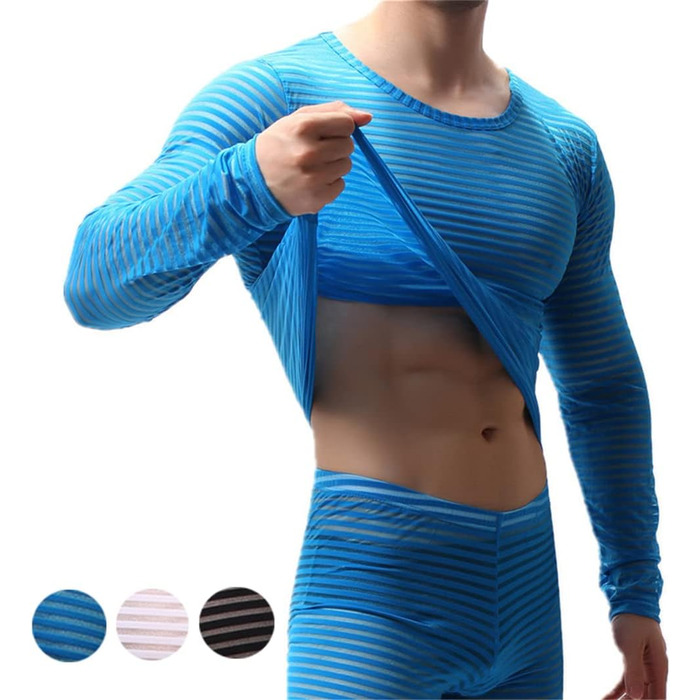 Чоловічі майки-сітки Bollrllr з смужками, прозорі, сексуальні, для фітнесу, майки-топи