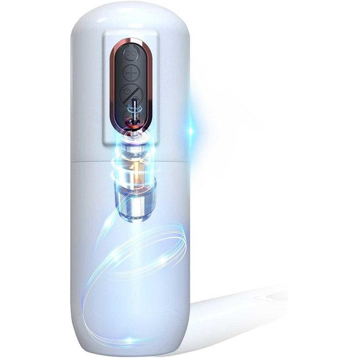 Електричний мастурбатор для чоловіків QgLust з 4 режимами розтягування, голосовим управлінням та 3D каналом