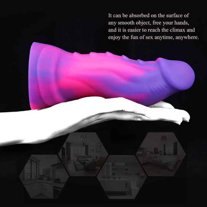 Силіконовий аналплаг Kuaecr 5 Arten з сильним присоском для стимуляції G-точки. Іграшки для дорослих для жінок та чоловіків