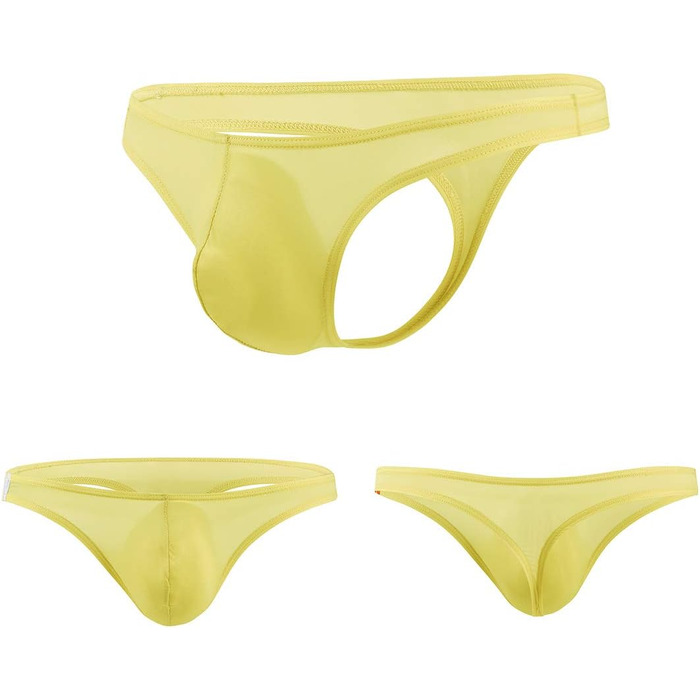 Танга чоловічі Panegy, низька посадка, з тонкого льону, 3/4/5 шт. в упаковці, кольорові (XXL)