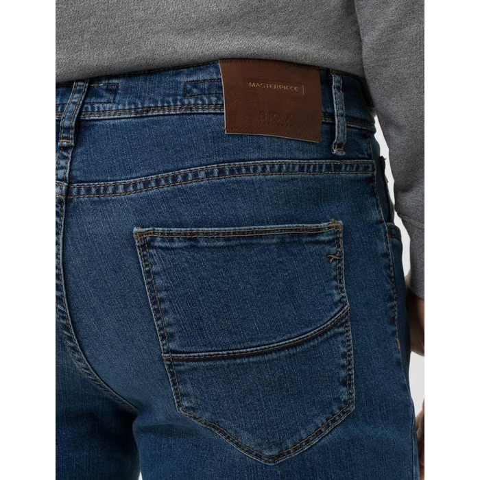 Чоловічі прямі джинси BRAX Cadiz Premium Flex, темно-сині, Regular Blue Used, 38W/30L