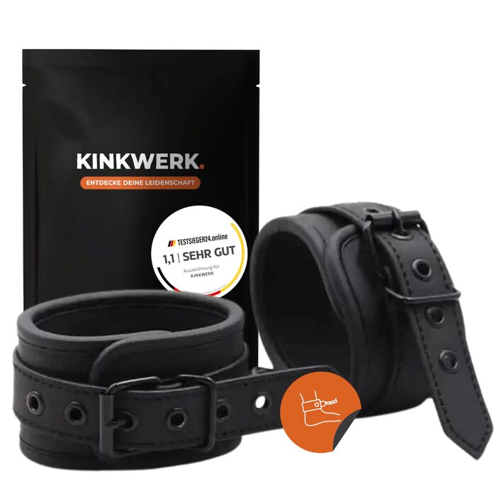 Кафтанчики для Bondage з металевою фурнітурою | Зручні, гнучкі та міцні | BDSM, Bondage для ніг