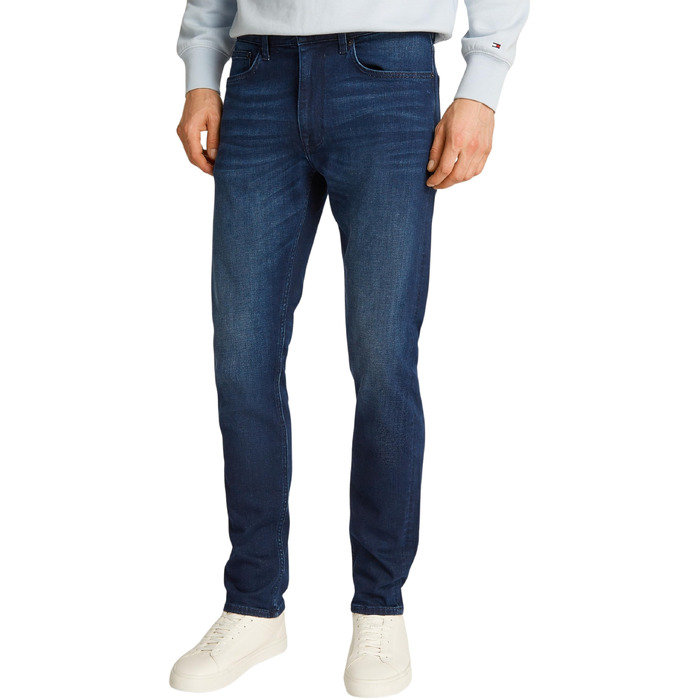 Чоловічі джинси Tommy Hilfiger Bleecker Flex Mohave Indigo Slim Fit, темно-сині