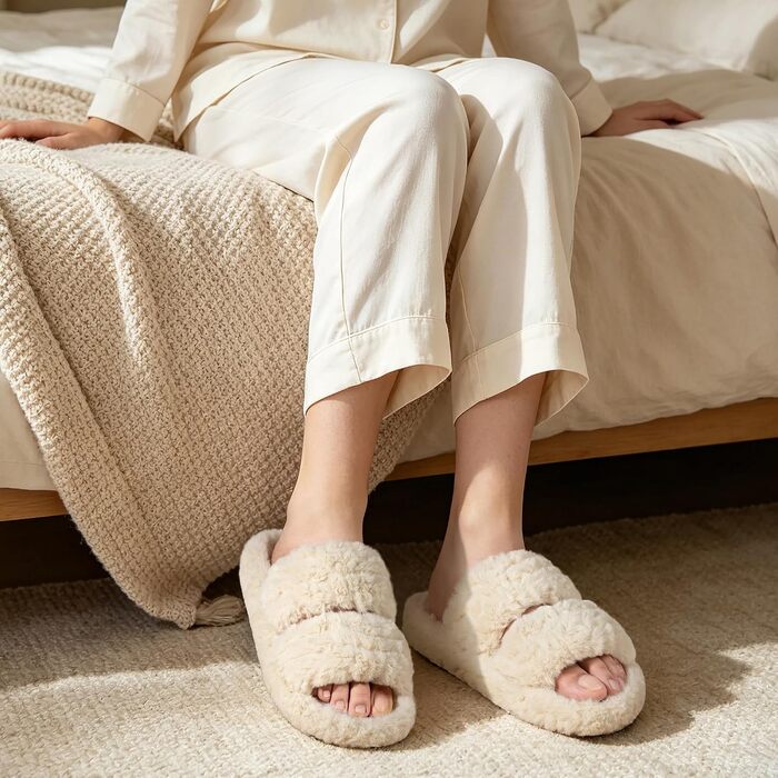 Жіночі м'які капці RockDove з ефектом пам'яті (Memory Foam), бежеві, розмір 40/41 EU