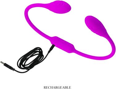 Вібраційний яйцеподібний масажер для жінок з 12 режимами вібрації - двійний мотор, стимулятор клітора, тихий та потужний