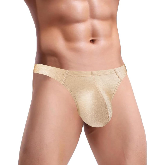 Танга чоловічі ZUOLAIYIN (L, 8 шт., Абрикосовий)