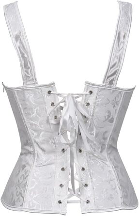 Корсет для жінок Grebrafan з підтримкою грудей, білий, розмір 28-30