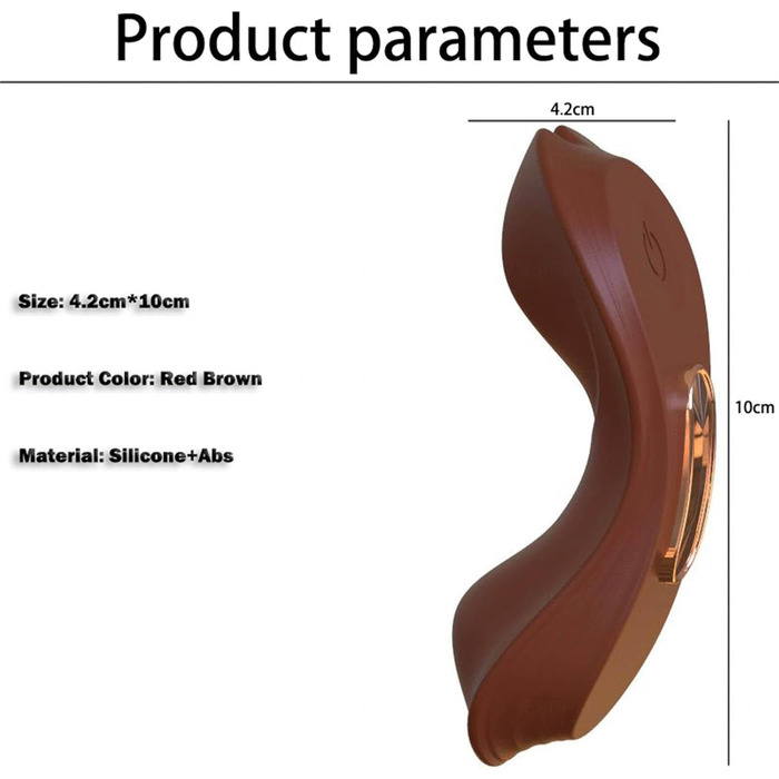 Вібратор Butterfly для жінок та пар, 10 режимів, тихий та потужний, з пультом керування через додаток, рожевий