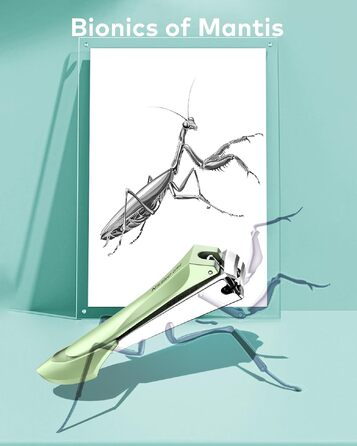 Професійний кусачки для нігтів MR.GREEN з пилкою, антибризковий сталевий обрізник нігтів для дорослих, дітей та літніх людей, зелений