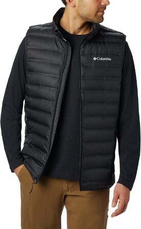 Чоловічий жилет Columbia Lake 22 Down Vest, утеплений пуховий жилет, чорний, розмір S