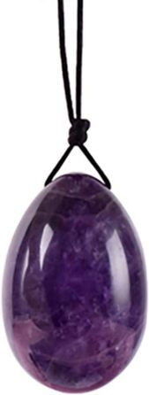 Набір Аметист Йоні-яйце та масажний м'яч для жінок. Йоні-яйце, масажер для вагінального здоров'я