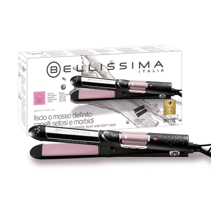 Керамічний випрямляч для волосся Bellissima Creativity B27 100 — професійний стайлер для гладкого та хвилястого волосся