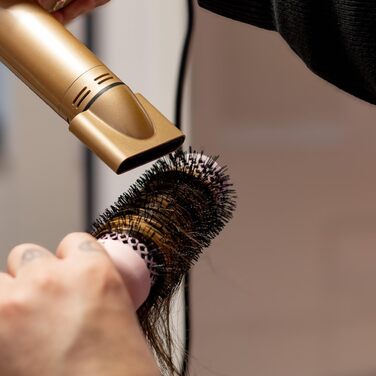 Керамічна кругла щітка для волосся Olivia Garden Expert Blowout Speed 45 мм, пастельно-рожева — для швидкого та професійного випрямлення