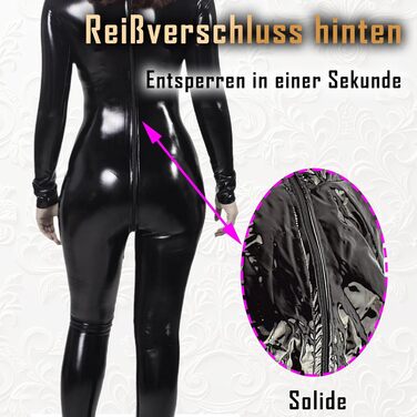 Латексний боді Mr. Hippe для чоловіків та жінок, чорний, з блискучим ефектом, з застібкою на спині, сексуальний костюм, відкритий боді, косплей, фетиш, сліпучий лак, клубний лук