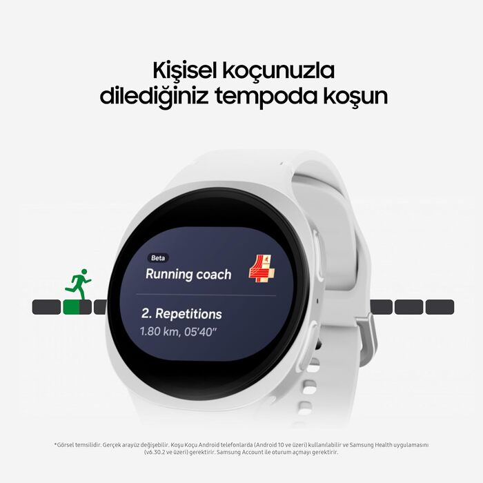 Смарт-годинник Samsung Galaxy Watch 8 Bluetooth, 44 мм, сріблястий