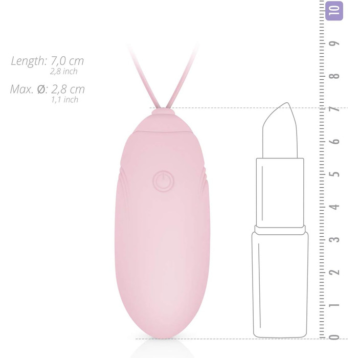 Вібраційний масажер LUV EGG з пультом керування - для пар та початківців. 10 режимів, водонепроникний, перезаряджається, зелений (рожевий)