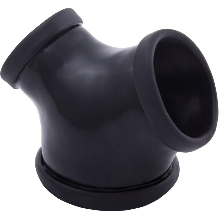 Стриптиз-рукав з латексу для чоловічих статевих органів, чорний, з кільцем 2.8 см, кільцем для яєчок 3.5 см, розтягувачем яєчок, секс-іграшка для початківців та професіоналів, виготовлено в Німеччині