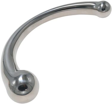 Анальний масажер Jomyu з нержавіючої сталі з подвійним наконечником для масажу простати (G-точка) - BDSM іграшка для чоловіків та жінок