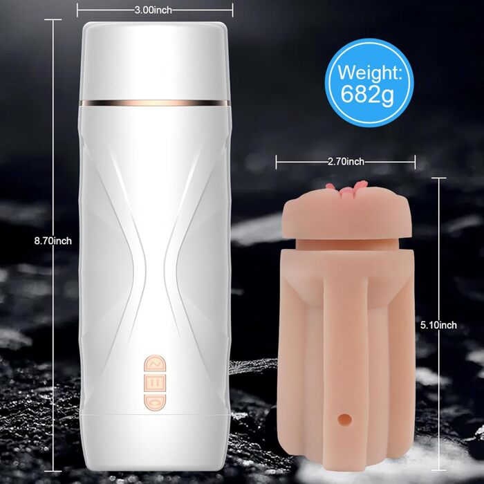 Автоматичний електричний мастурбатор-кубок з 5 режимами всмоктування та 10 вібраційними режимами для чоловіків