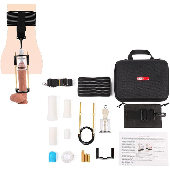 Набір для збільшення пеніса NAIXBTY: помпа, екстендер, тренажер для чоловіків