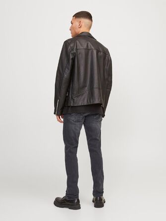 Чоловічі джинси Jack & Jones Glenn Original Slim Fit, чорні (36W / 36L)