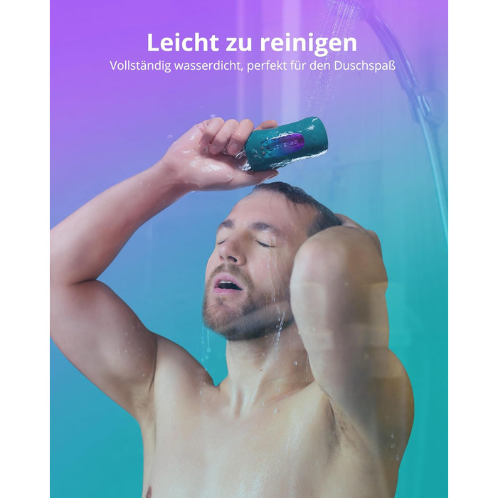 LOVENSE Gush 2 - Автоматичний чоловічий вібратор з пульсацією, керування через додаток, регульовані ремінці, для тренування витривалості