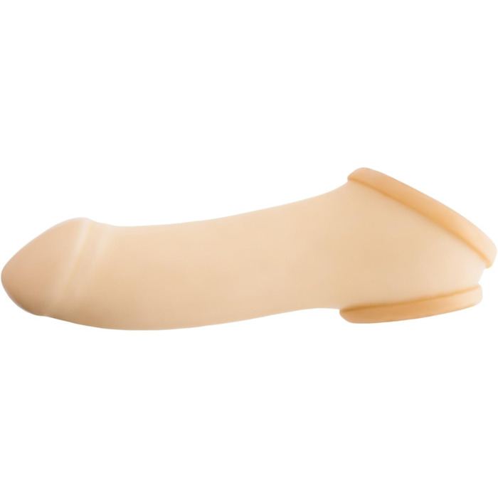 TOYLIE Latex Penis Sleeve (13 см) - Прозорий презерватив для пеніса з кільцем та виразною головкою - Зроблено в Німеччині
