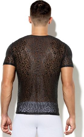 Чоловічий костюм для рейву Casey Kevin Netzhemd, чорний, розмір XXL