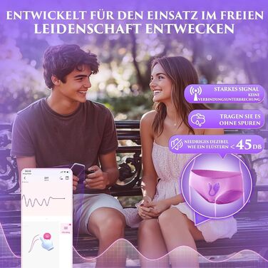 Вібратор KI-Sync Liebeskugeln для жінок, анальні ділдоси та вібратори-сети для клітора, 9 режимів, стимулятор клітора та ануса, G-точка, анальний плагін, секс-машина, фіолетовий, універсальний розмір