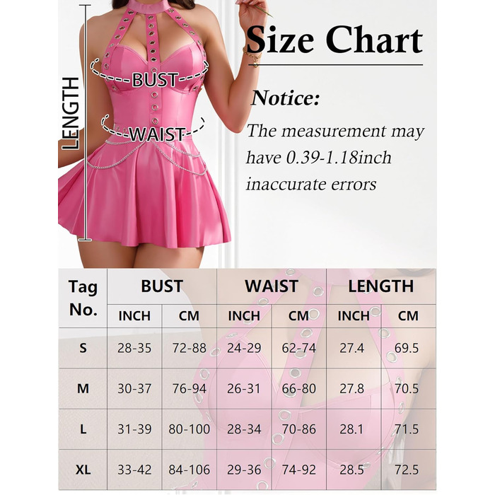 Латексне плаття AIEOE для жінок: сукня з відкритим спиною, комплект спідньої білизни з бретельками, сексуальний мокрий ефект, еротичне шкіряне плаття Rose M