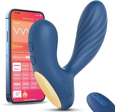 Анальний плагін SVAKOM VICK NEO 3 в 1 для чоловіків: 6 вібрацій, 5 інтенсивностей, нагрів до 38°C, стимуляція простати, керування через додаток