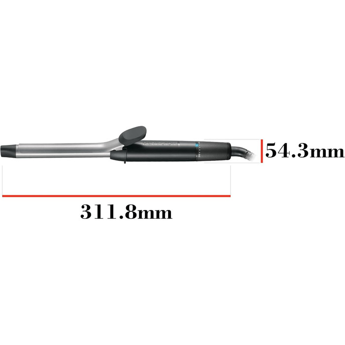 Поворотний плойка-керлер для волосся Remington Pro Spiral Curl CI5519 (19 мм) з керамічним турмаліновим покриттям, цифровим дисплеєм до 210°C та затискачем для створення вузьких та чітких кучерів