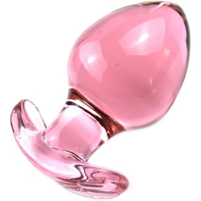 Скляний дилдо OnundOn Deluxe для ануса, стимулятор G-точки, Ø 6.6 см