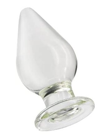 Анальний розширювач зі скляним конусом Kristall, 7.5 x 16 см для жінок та чоловіків