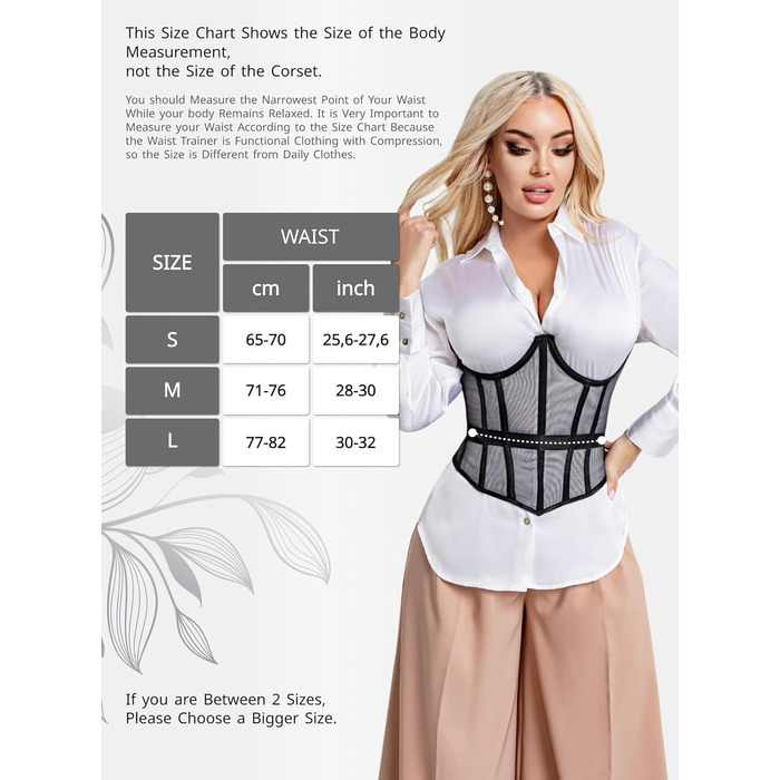 Корсет для фігури жіночий Meh-Korett, бежевий, розмір XL