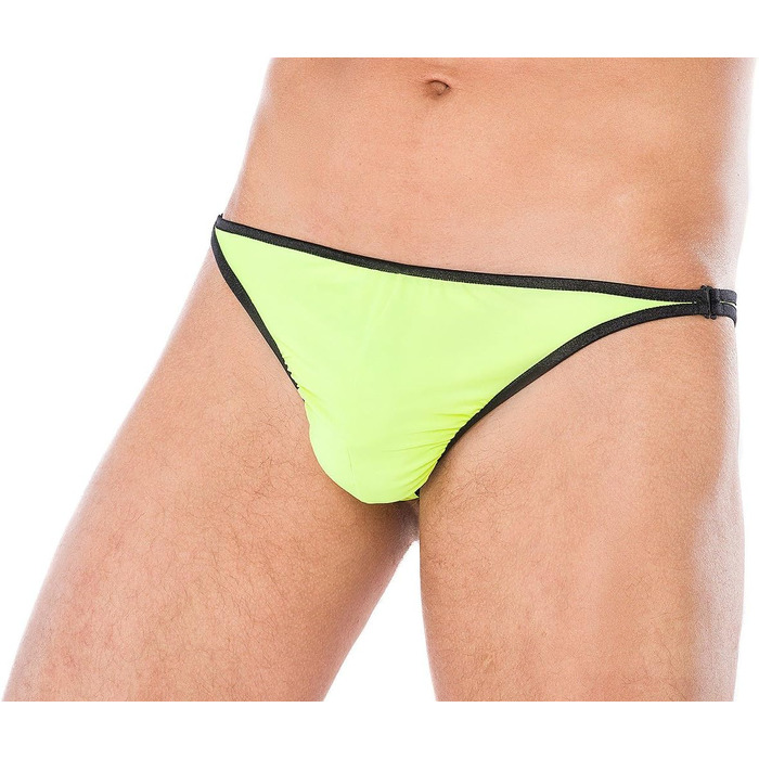 Сліп чоловічий Andalea, жовто-чорний, з гачком, еластичний, 4XL-5XL