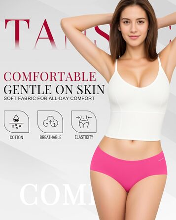 Шкарпетки жіночі бавовняні 6 шт. в упаковці, трусики-хіпстер, низька талія, еластичні, чорні (3XL)