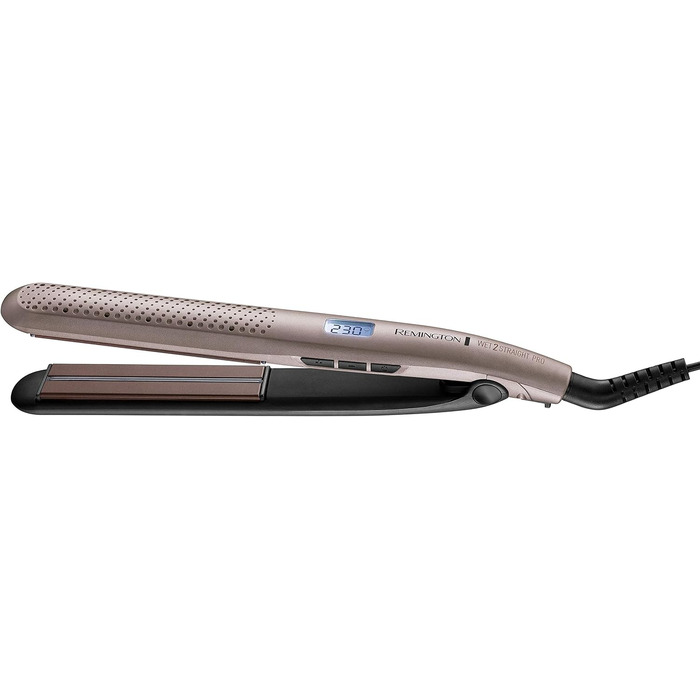 Випрямляч для волосся Remington Wet2Straight Pro S7970 для вологого та сухого волосся, з датчиком вологості та LCD-дисплеєм, 140-230°C