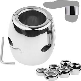 Сталеві кільця для яєчок (ходенринги) - сталеві, для чоловіків, 30/40/60 мм, з магнітом/гвинтом. Іграшки для дорослих