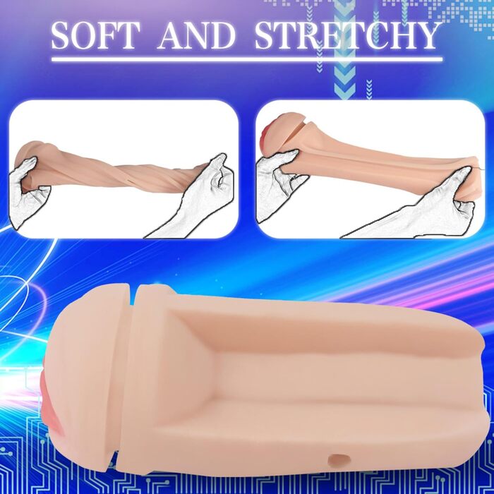 Масажер для чоловіків з 2 режимами всмоктування та 10 вібраційними режимами, автоматичний, для самостійного задоволення