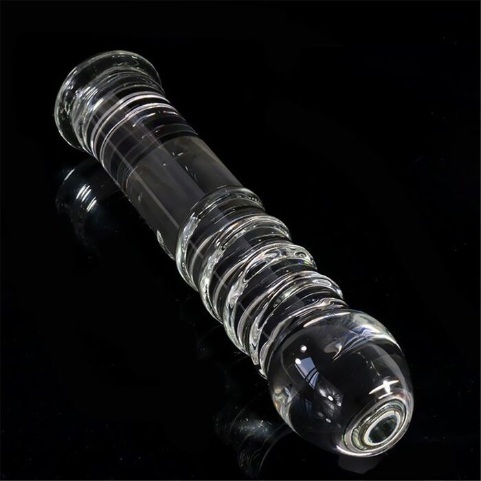 Скляний анальний дildo OnundOn - анальний плагін, 25.5 * 5 см