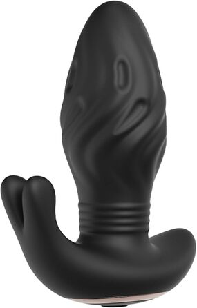 Анальні вібратори для чоловіків та жінок: 10 режимів, телескопічний дизайн, силікон. Стимулятор простати, анальний дildo.