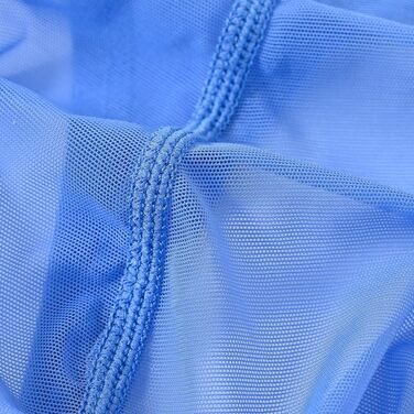 Сліп BIATWOWR для чоловіків: прозорі труси-сліпи з тонкого матеріалу, синього кольору (L)