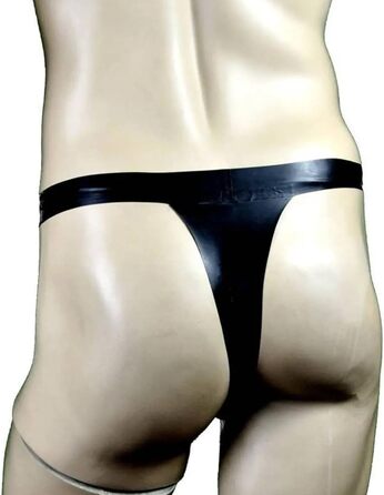Чоловічі труси-сліпи з натурального каучуку, чорного кольору, розмір M (доступні розміри: XXL, латекс)