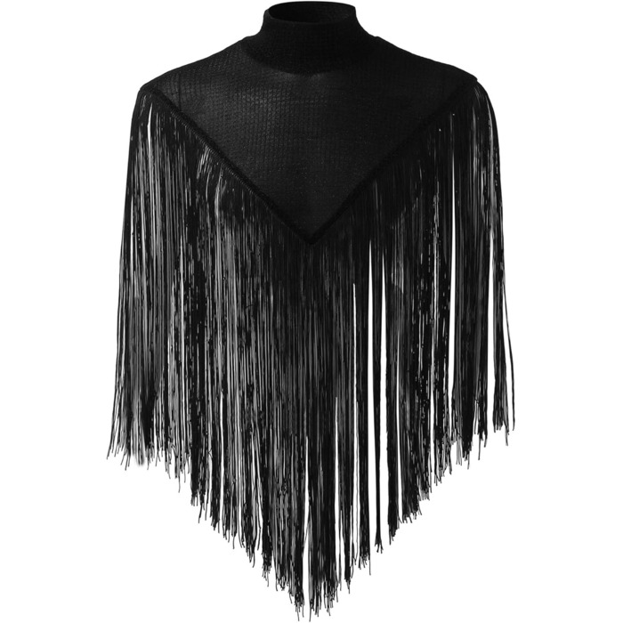 Чоловіча прозора сорочка AIEOE: сексуальний клубний одяг, мереживна сорочка з тонкої сітки (S, чорний)