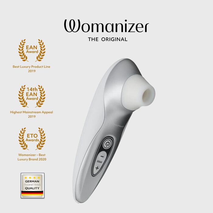 Womanizer Pro 40 - вібратор для клітора, 6 рівнів інтенсивності, водонепроникний, magenta