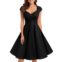 Сукня в стилі 1950-х, ретро, коктейльна, рокабіллі, Bbonlinedress, чорна