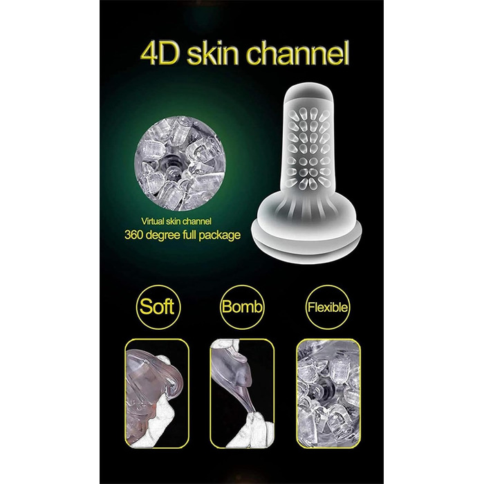 Масажер для чоловіків з 10 режимами вібрації. Автоматичний масажер для чоловіків. Інтимні іграшки для чоловіків